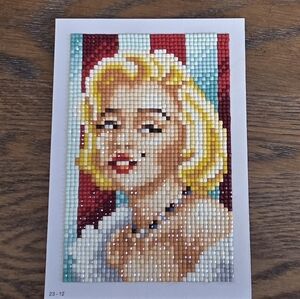 Completed Mini Diamond Painting - Marilyn Monroe